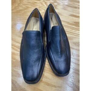 Sandro Moscoloni Loafer Men's 9D Black Leather Low Casual Shoes 17768LV1121 B50